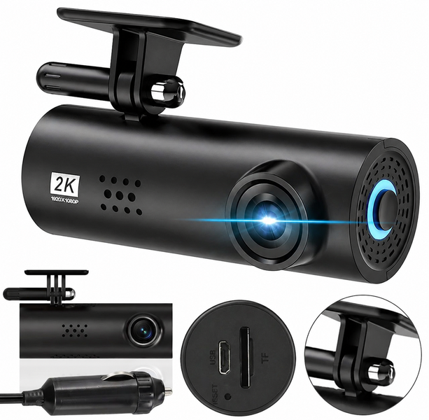 Видеорегистратор, Full HD 1080P, Wi-Fi, черный VEN-1286 фото