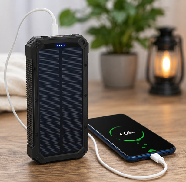 Солнечный павербанк KL-110 50000 mAh с LED AsKL110 фото